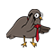 Seller. They're a grey bird, wearing a red tie, making a phone call.