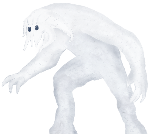 The Snowrog is a giant anthropomorphic snow monster. It's a basically a snow Balrog.